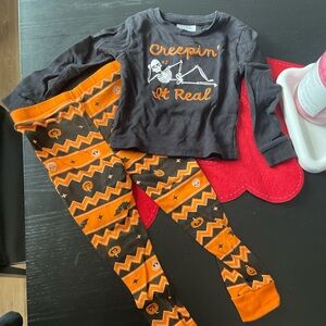 Halloween Skeleton Pajama Set